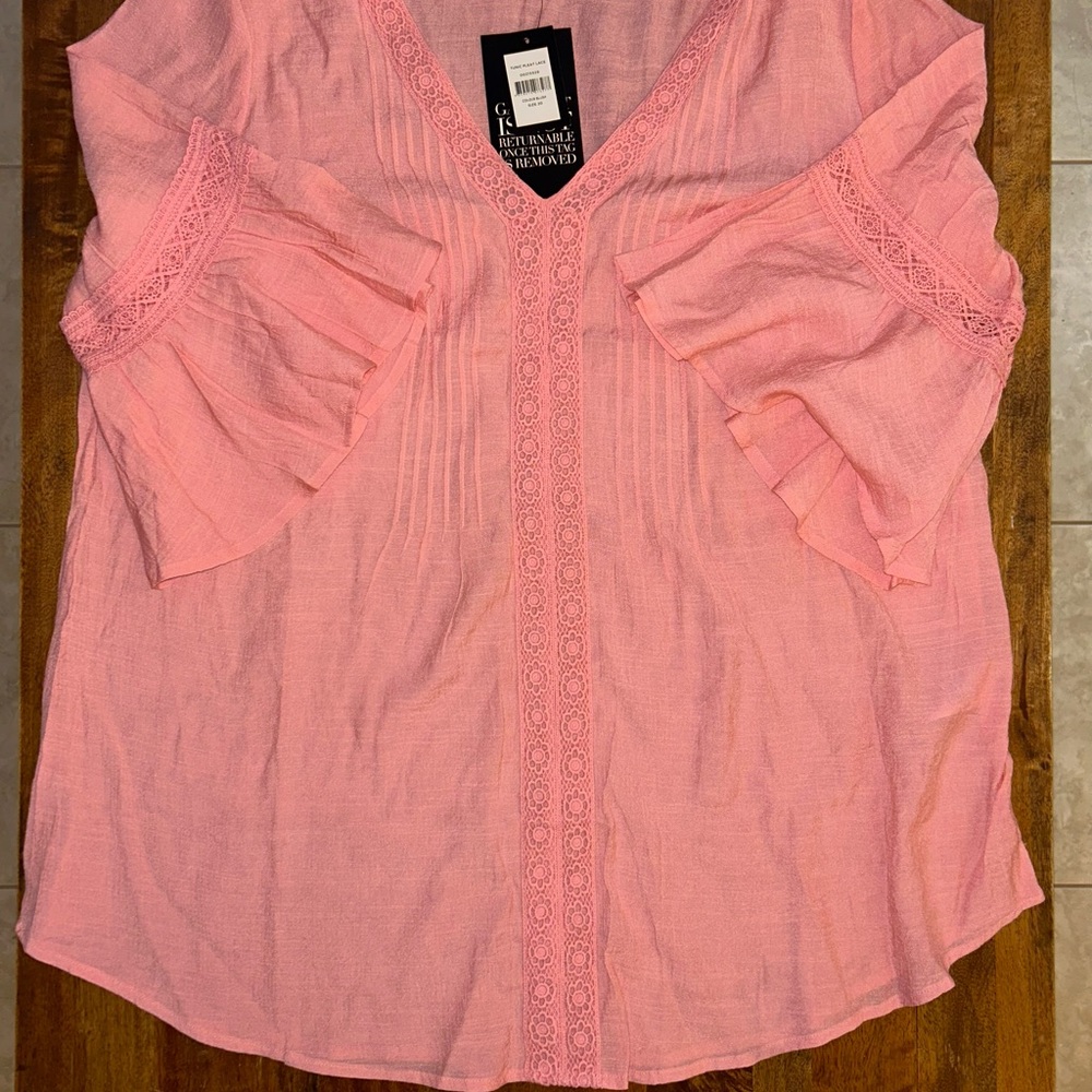 Pink Hobo Style Plus Size Tunic Avenue